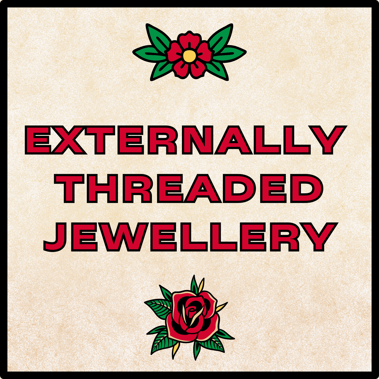 Externally Threaded Body Jewellery